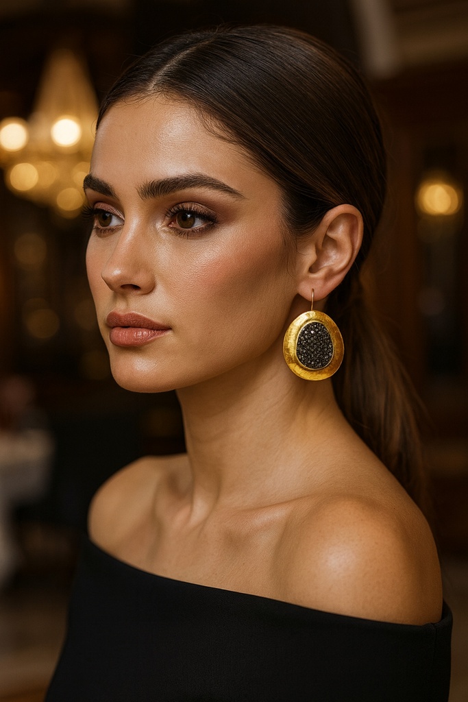 [No:32] Nova Gold Plated Earrings