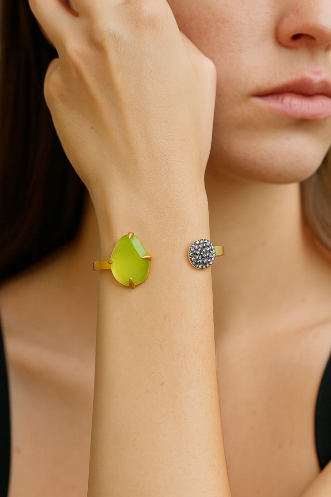 [TYCE19C533D62AAD3115E4000] Perla Altın Kaplama Bileklik