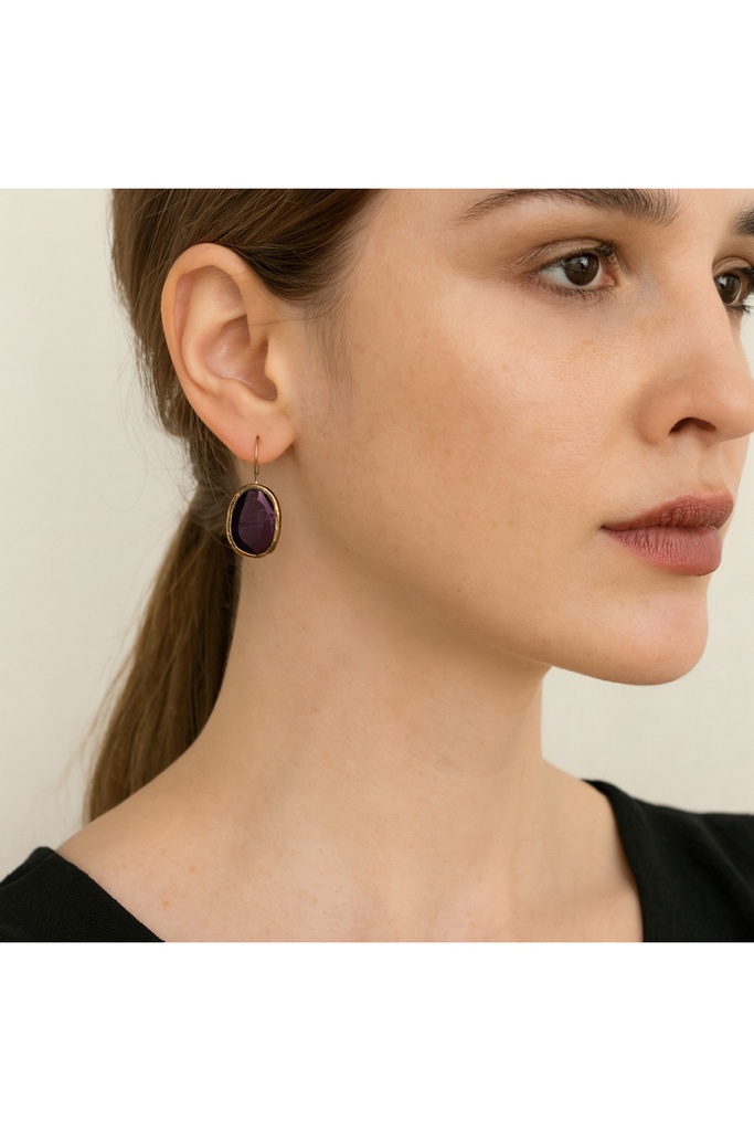 [No:21] Dora Gold Plated Earrings