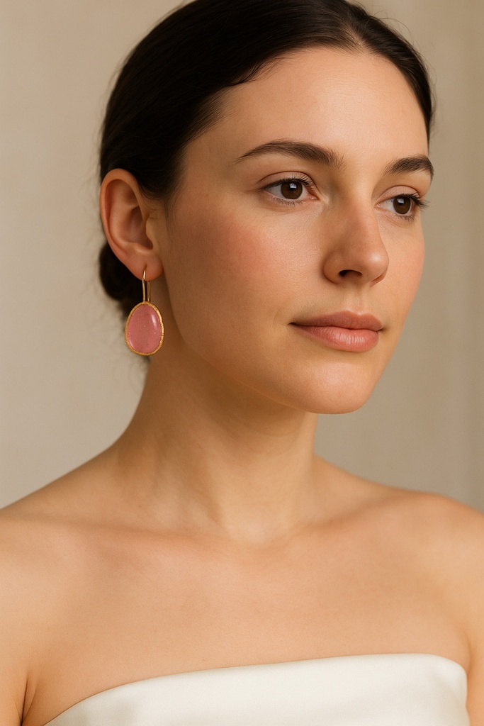 [No:8] Ella Altın Kaplama Küpe