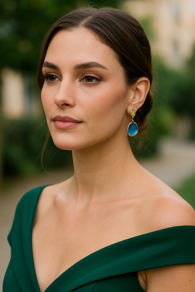 Helene Gold Plated Earrings