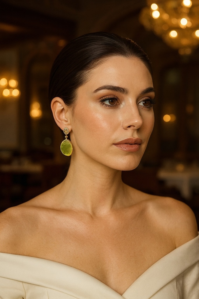 [No:33] Helene Altın Kaplama Küpe