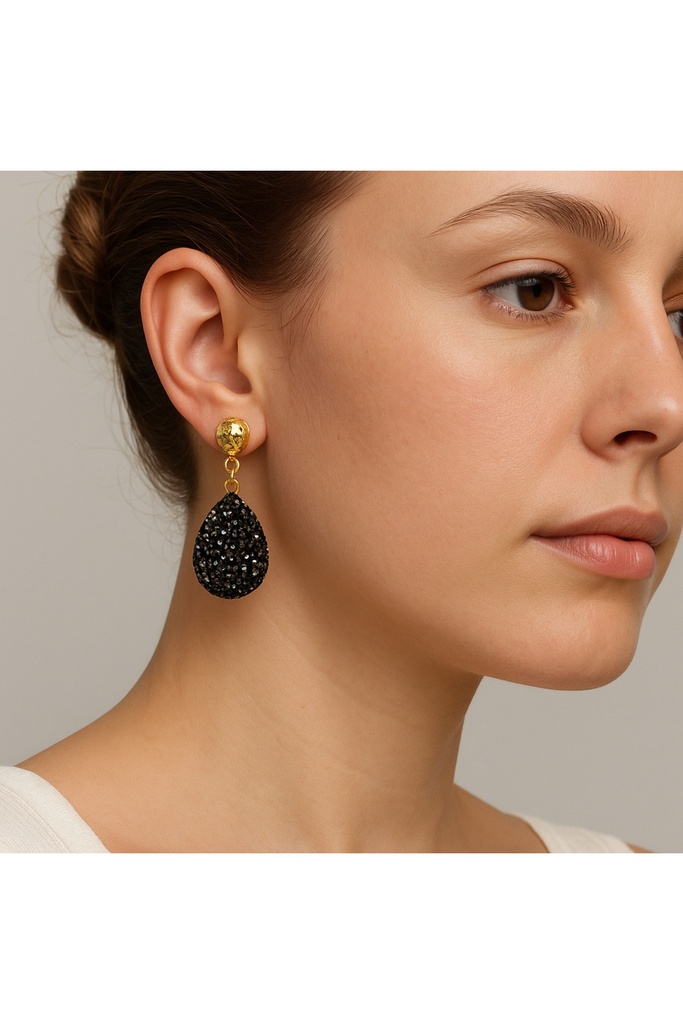 Eloise Gold Plated Stone Earrings