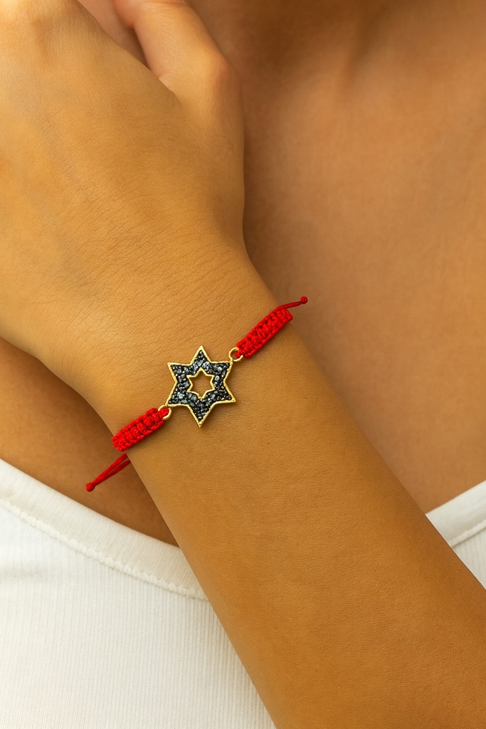 [no:124] Star Gold Plated Bracelet