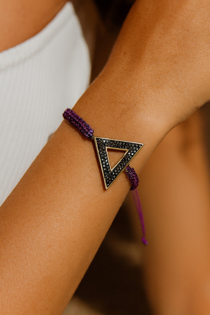 [Triangle no:12] Triangle Altın Kaplama Bileklik